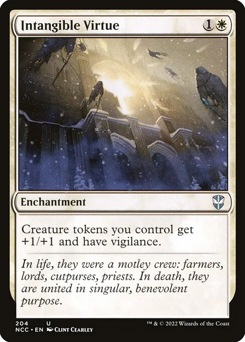 Intangible Virtue, carta Magic di tipo Enchantment illustrata da Clint Cearley