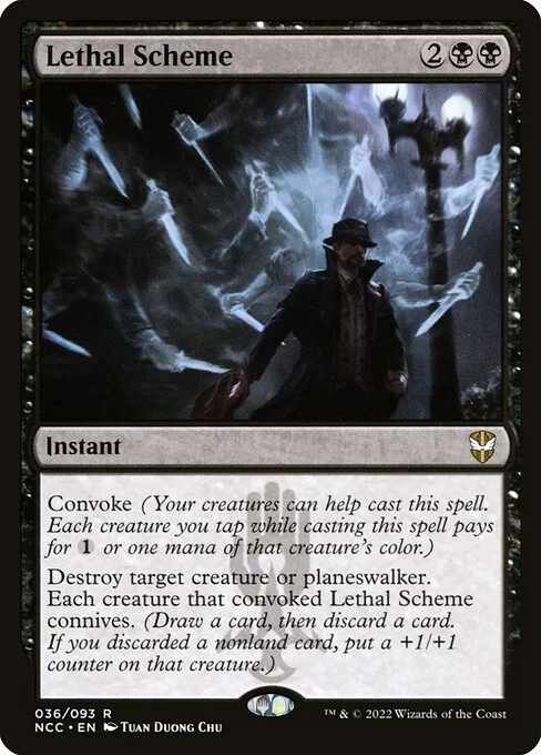 Lethal Scheme, carta Magic di tipo Instant illustrata da Tuan Duong Chu