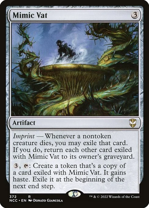 Mimic Vat, carta Magic di tipo Artifact illustrata da Donato Giancola