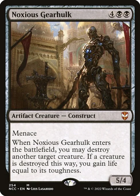 Noxious Gearhulk, carta Magic di tipo Artifact Creature — Construct illustrata da Lius Lasahido