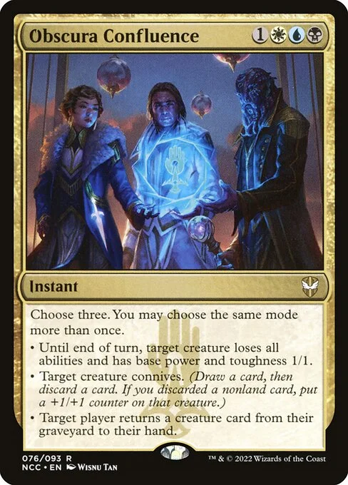Obscura Confluence, carta Magic di tipo Instant illustrata da Wisnu Tan
