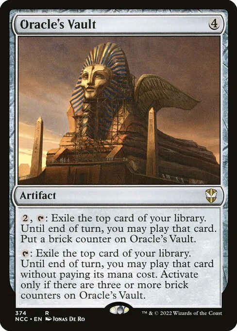 Oracle's Vault, carta Magic di tipo Artifact illustrata da Jonas De Ro