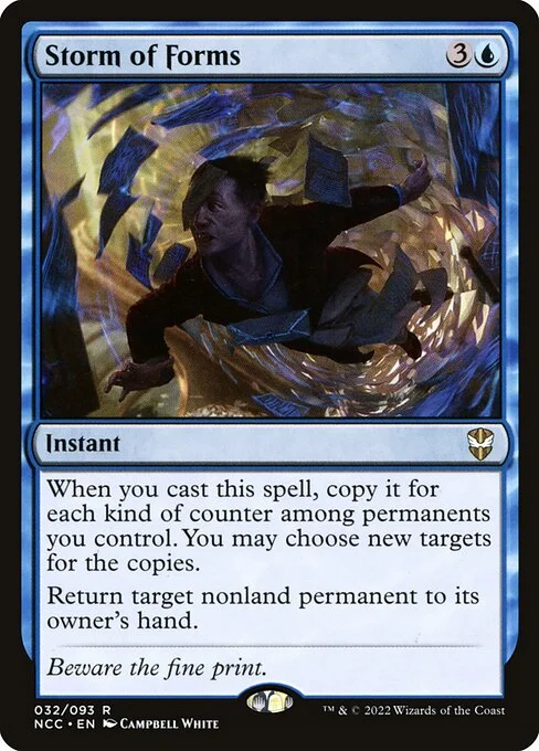 Storm of Forms, carta Magic di tipo Instant illustrata da Campbell White
