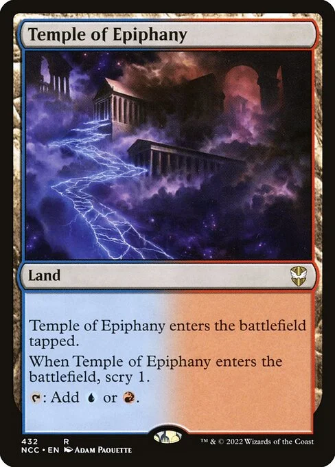 Temple of Epiphany, carta Magic di tipo Land illustrata da Adam Paquette