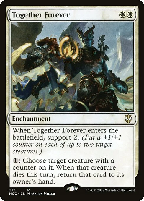 Together Forever, carta Magic di tipo Enchantment illustrata da Aaron Miller