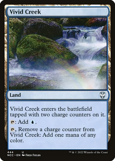 Vivid Creek, carta Magic di tipo Land illustrata da Fred Fields