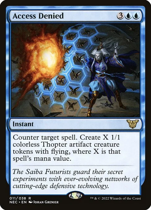 Access Denied, carta Magic di tipo Instant illustrata da Johan Grenier