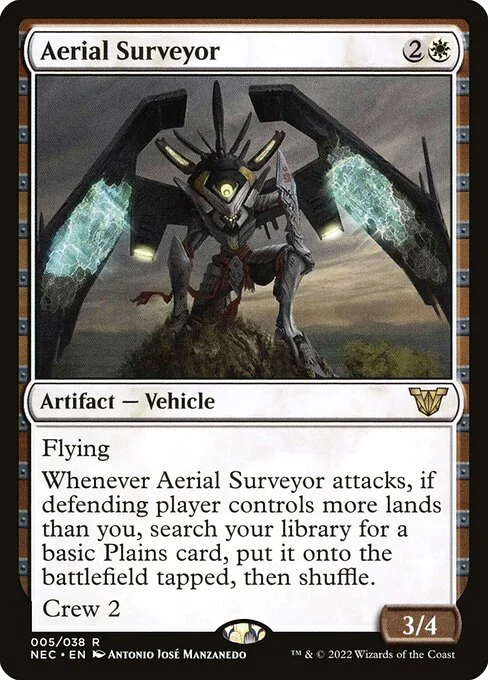 Aerial Surveyor, carta Magic di tipo Artifact — Vehicle illustrata da Antonio José Manzanedo