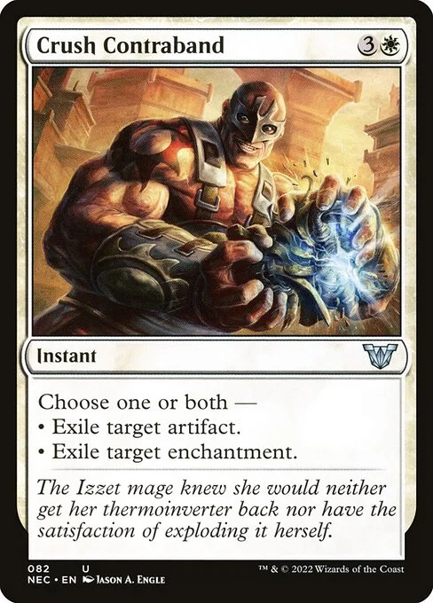 Crush Contraband, carta Magic di tipo Instant illustrata da Jason A. Engle