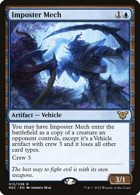 Imposter Mech, carta Magic di tipo Artifact — Vehicle illustrata da Andrew Mar