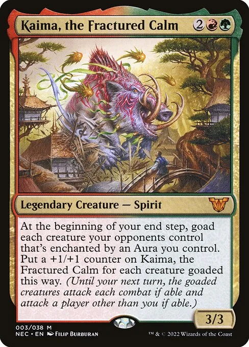 Kaima, the Fractured Calm, carta Magic di tipo Legendary Creature — Spirit illustrata da Filip Burburan