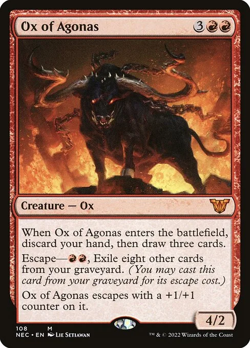Ox of Agonas, carta Magic di tipo Creature — Ox illustrata da Lie Setiawan