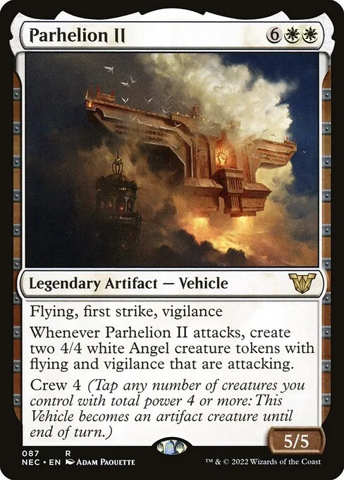 Parhelion II, carta Magic di tipo Legendary Artifact — Vehicle illustrata da Adam Paquette
