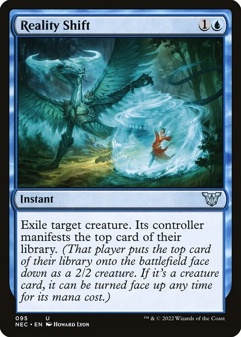 Reality Shift, carta Magic di tipo Instant illustrata da Howard Lyon