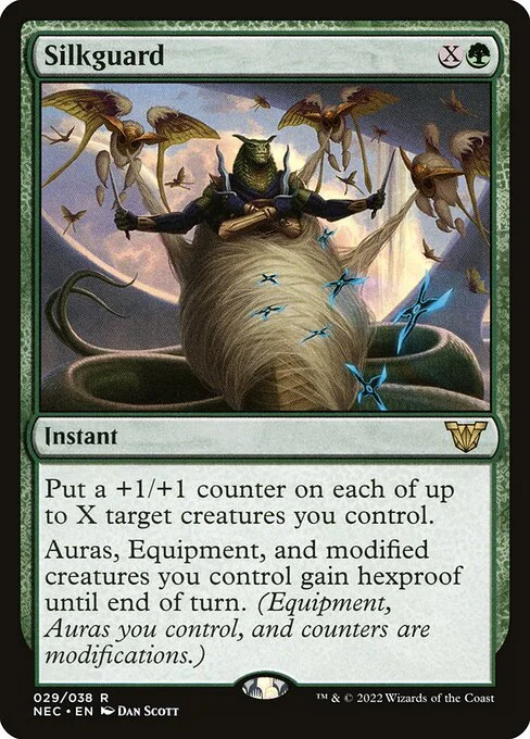 Silkguard, carta Magic di tipo Instant illustrata da Dan Murayama Scott