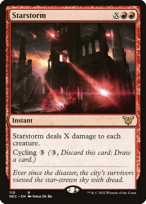 Starstorm, carta Magic di tipo Instant illustrata da Jonas De Ro