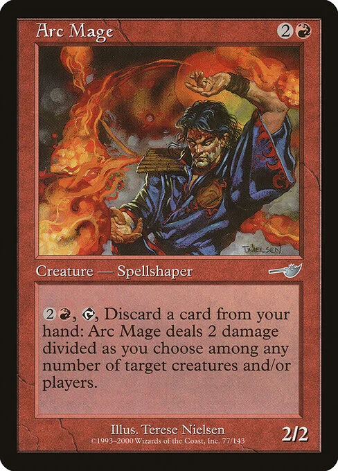 Arc Mage, carta Magic di tipo Creature — Human Spellshaper illustrata da Terese Nielsen