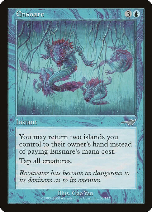 Ensnare, carta Magic di tipo Instant illustrata da Gao Yan
