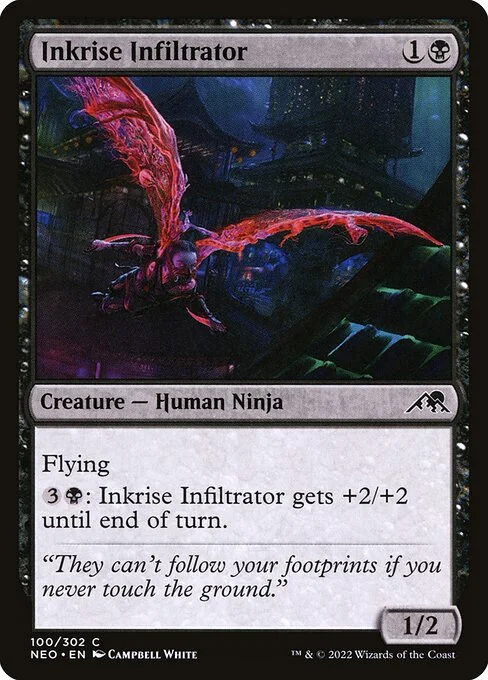 Inkrise Infiltrator, carta Magic di tipo Creature — Human Ninja illustrata da Campbell White