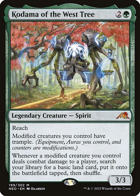 Kodama of the West Tree, carta Magic di tipo Legendary Creature — Spirit illustrata da Daarken