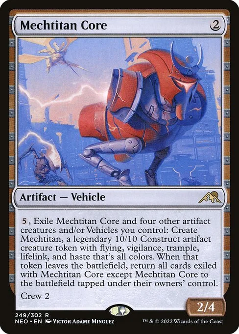 Mechtitan Core, carta Magic di tipo Artifact — Vehicle illustrata da Victor Adame Minguez