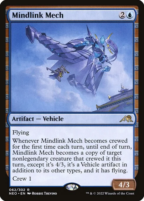 Mindlink Mech, carta Magic di tipo Artifact — Vehicle illustrata da Robbie Trevino