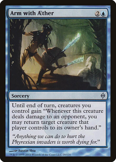 Arm with Aether, carta Magic di tipo Sorcery illustrata da Austin Hsu