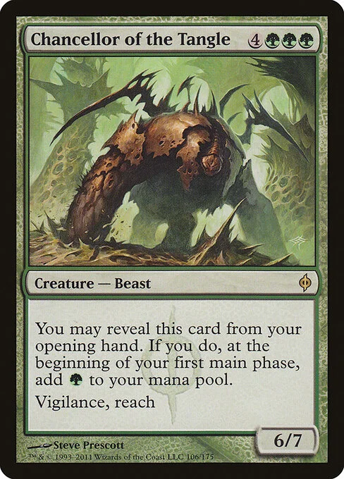 Chancellor of the Tangle, carta Magic di tipo Creature — Phyrexian Beast illustrata da Steve Prescott