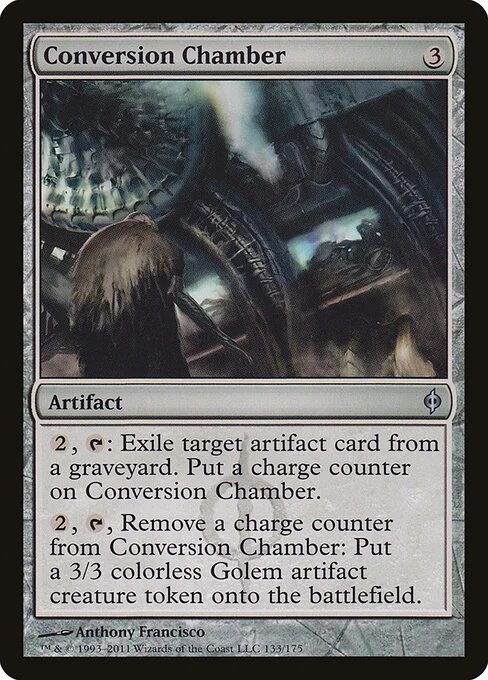 Conversion Chamber, carta Magic di tipo Artifact illustrata da Anthony Francisco