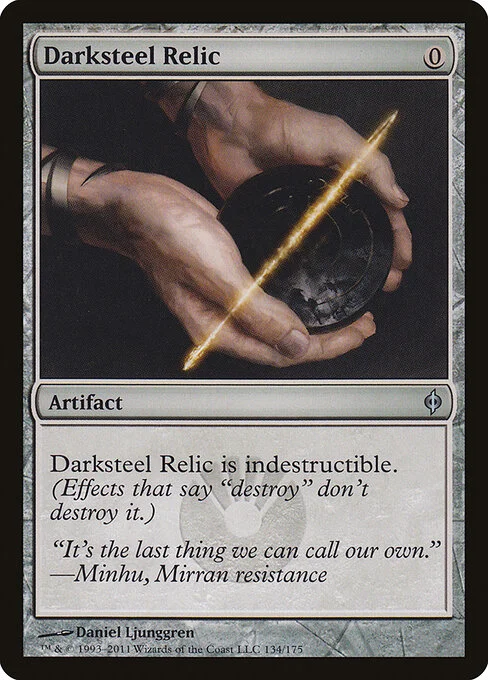 Darksteel Relic, carta Magic di tipo Artifact illustrata da Daniel Ljunggren