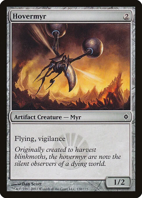 Hovermyr, carta Magic di tipo Artifact Creature — Myr illustrata da Dan Murayama Scott