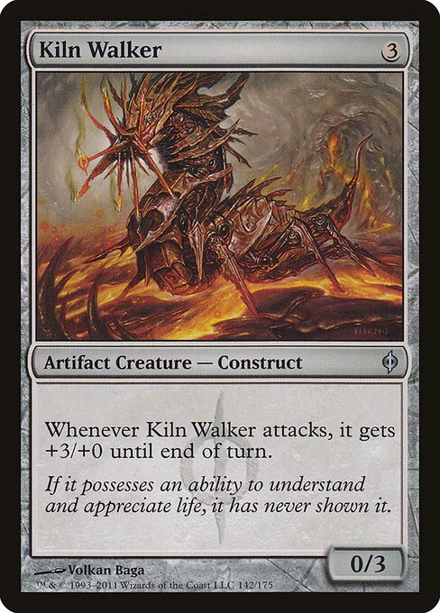Kiln Walker, carta Magic di tipo Artifact Creature — Phyrexian Construct illustrata da Volkan Baǵa