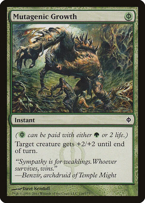 Mutagenic Growth, carta Magic di tipo Instant illustrata da Dave Kendall