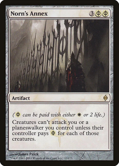 Norn's Annex, carta Magic di tipo Artifact illustrata da James Paick