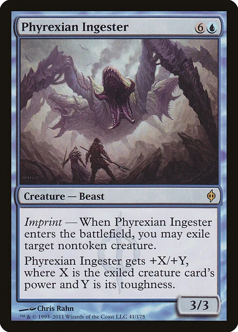 Phyrexian Ingester, carta Magic di tipo Creature — Phyrexian Beast illustrata da Chris Rahn