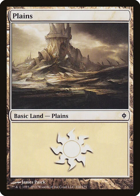 Plains, carta Magic di tipo Basic Land — Plains illustrata da James Paick