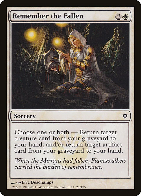 Remember the Fallen, carta Magic di tipo Sorcery illustrata da Eric Deschamps
