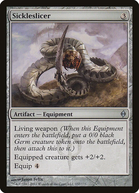 Sickleslicer, carta Magic di tipo Artifact — Equipment illustrata da Jason Felix
