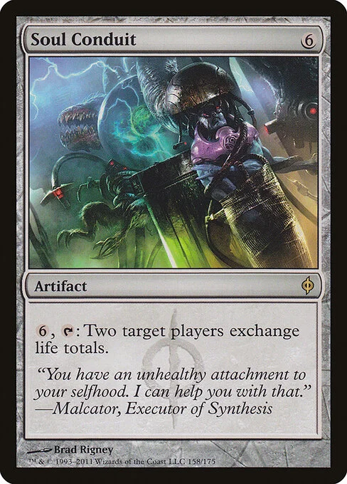 Soul Conduit, carta Magic di tipo Artifact illustrata da Brad Rigney