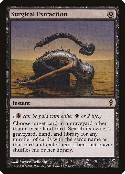 Surgical Extraction, carta Magic di tipo Instant illustrata da Steven Belledin