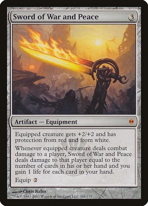 Sword of War and Peace, carta Magic di tipo Artifact — Equipment illustrata da Chris Rahn