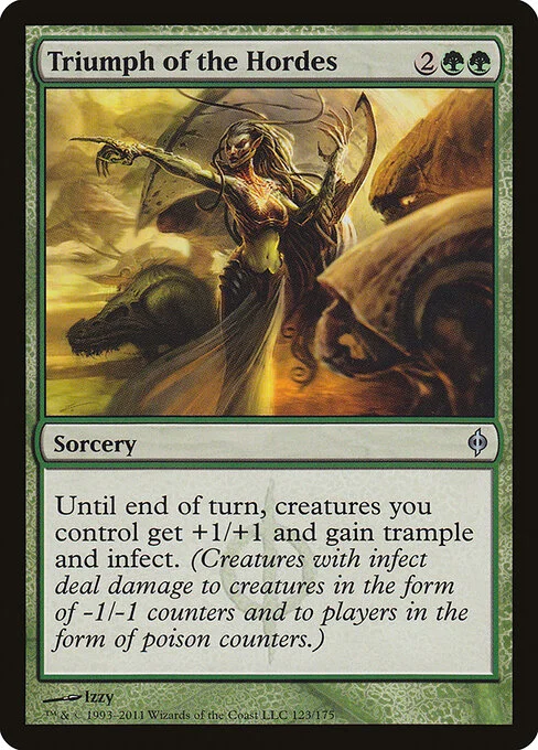 Triumph of the Hordes, carta Magic di tipo Sorcery illustrata da Izzy