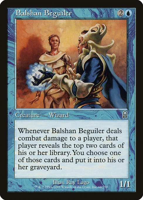 Balshan Beguiler, carta Magic di tipo Creature — Human Wizard illustrata da Ray Lago