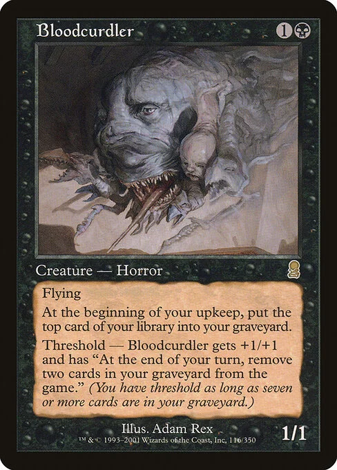 Bloodcurdler, carta Magic di tipo Creature — Horror illustrata da Adam Rex