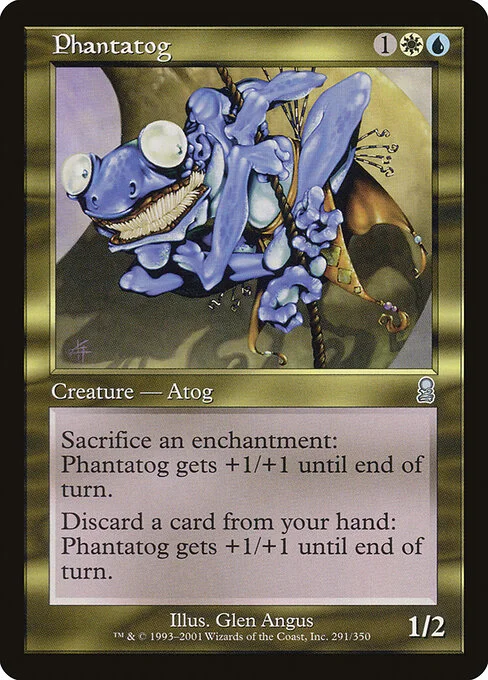 Phantatog, carta Magic di tipo Creature — Atog illustrata da Glen Angus