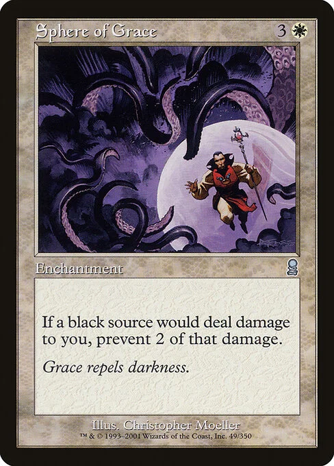 Sphere of Grace, carta Magic di tipo Enchantment illustrata da Christopher Moeller
