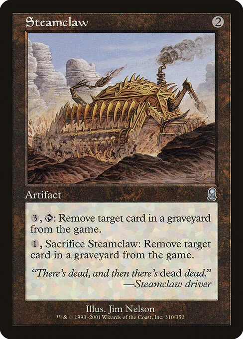 Steamclaw, carta Magic di tipo Artifact illustrata da Jim Nelson