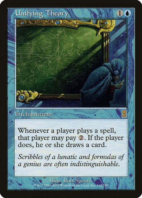 Unifying Theory, carta Magic di tipo Enchantment illustrata da Ron Spears