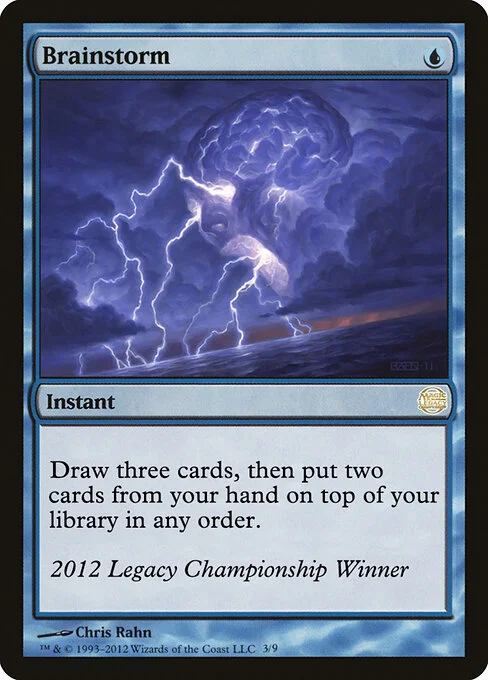Brainstorm, carta Magic di tipo Instant illustrata da Chris Rahn