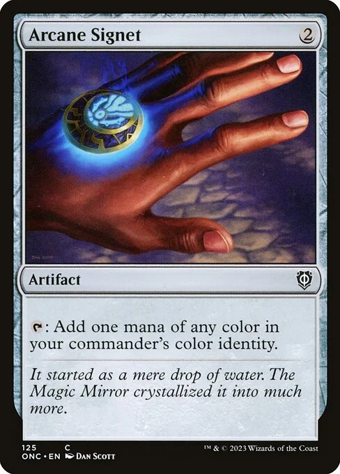 Arcane Signet, carta Magic di tipo Artifact illustrata da Dan Murayama Scott